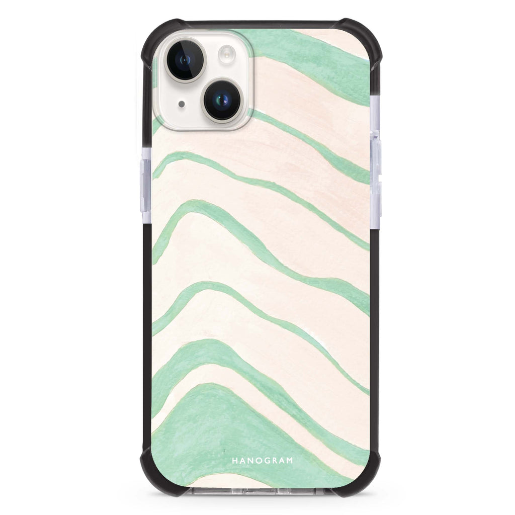 Abstract Paint Pattern iPhone 15 Plus Magsafe 兼容超強防摔保護殼
