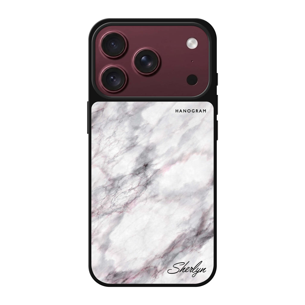 Simple White Marble 鏡面手機殼