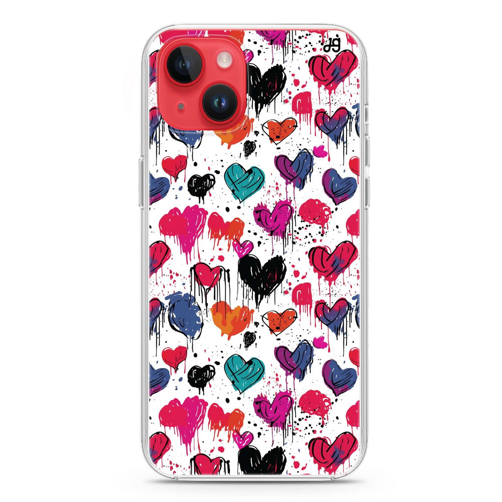 Bleeding Passion iPhone 14 Plus Magsafe 兼容水晶透明保護殼