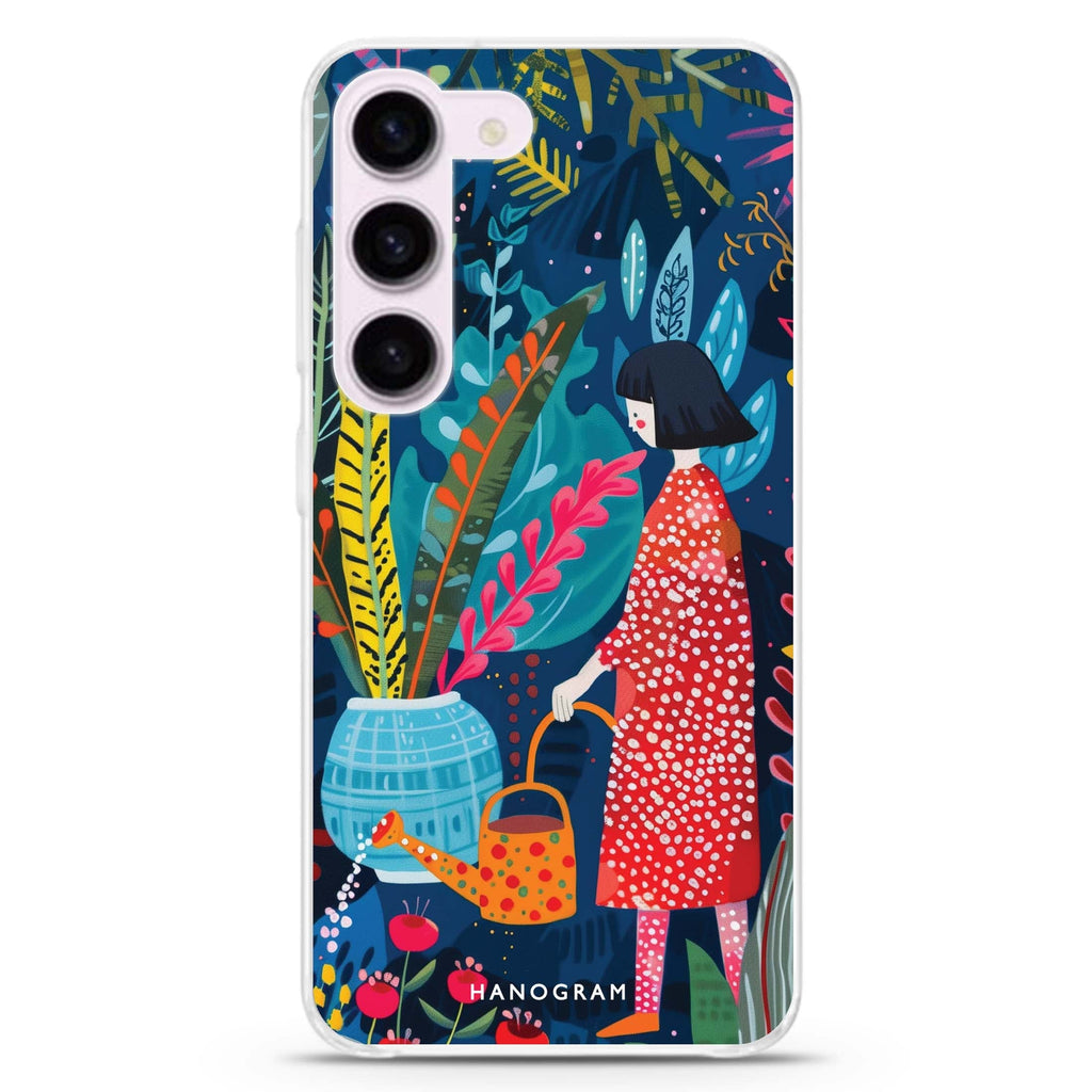 Plant Whisperer Samsung Galaxy 水晶透明保護殼