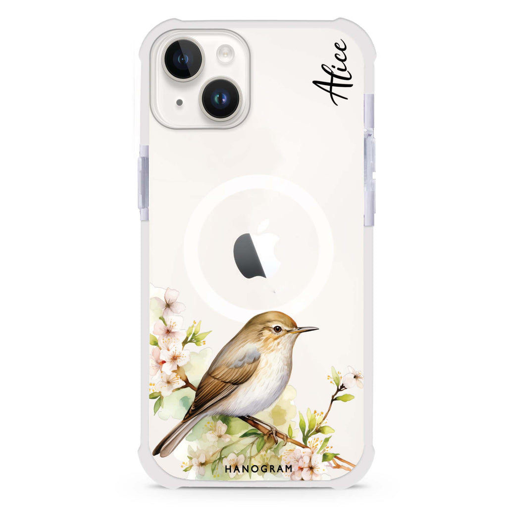 Warbler's Haven iPhone 15 Magsafe 兼容超強防摔保護殼