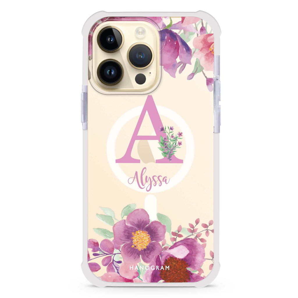 Gorgeous Monogram iPhone Magsafe 兼容超強防摔保護殼