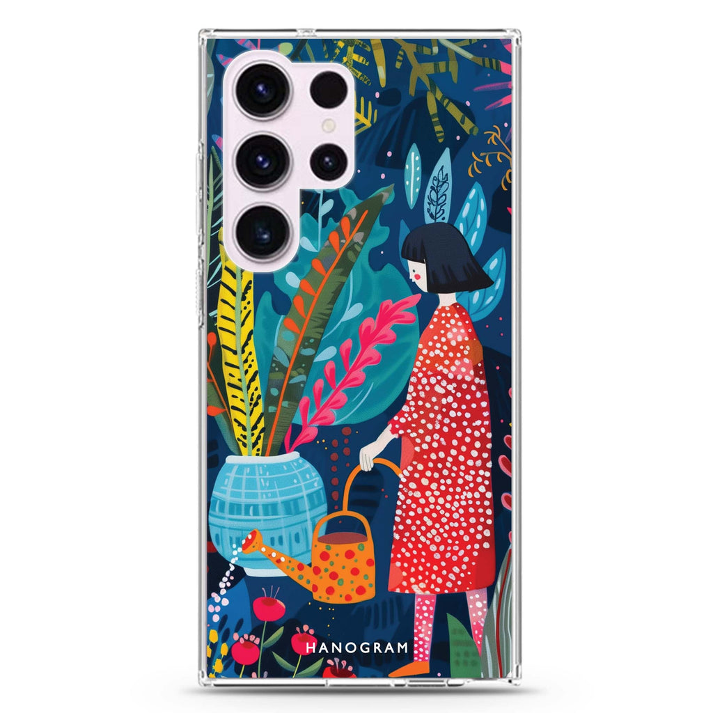 Plant Whisperer Samsung Galaxy Ultra 透明保護殼，適用 S26/S25/S24/S23 Ultra，圖1