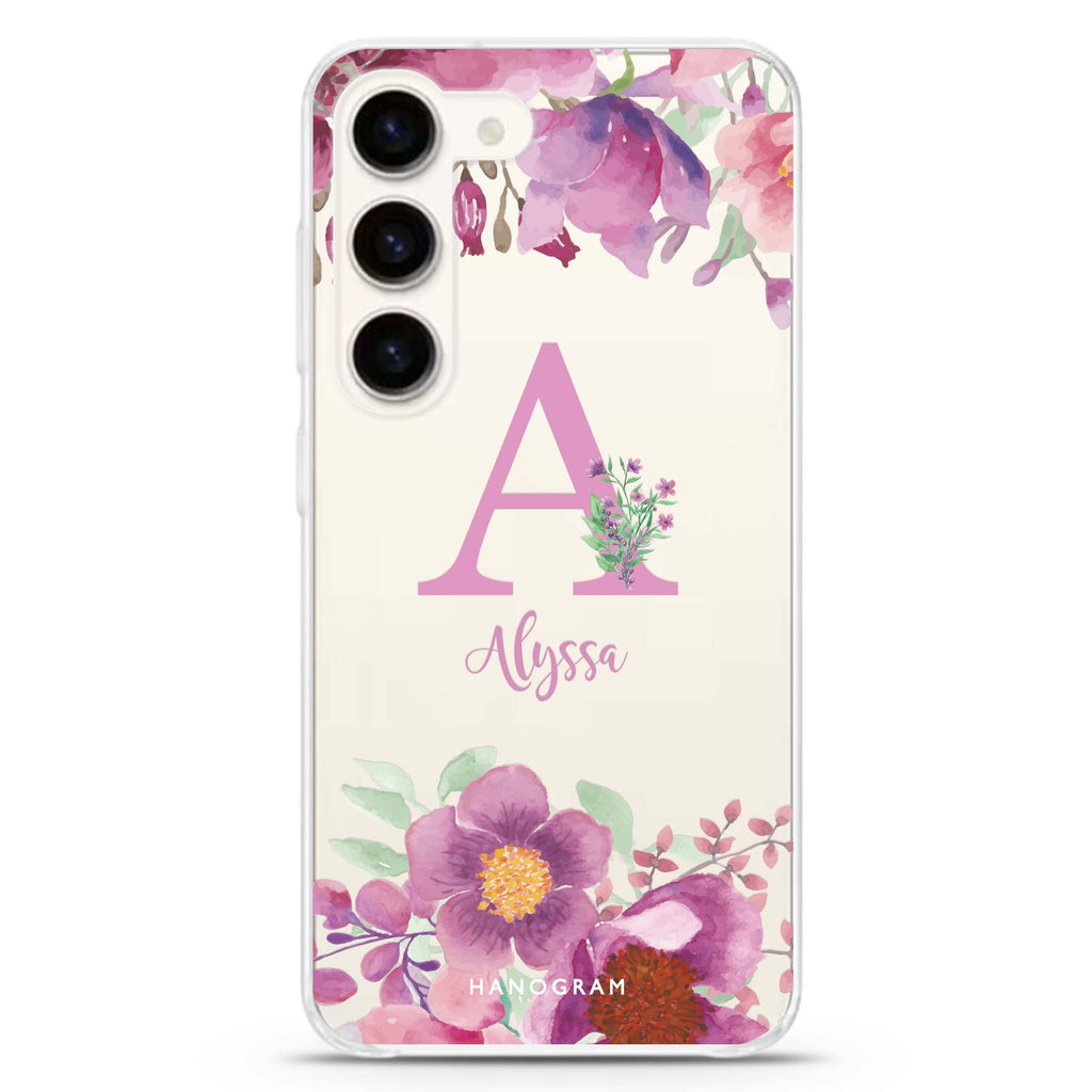 Gorgeous Monogram Samsung Galaxy 水晶透明保護殼