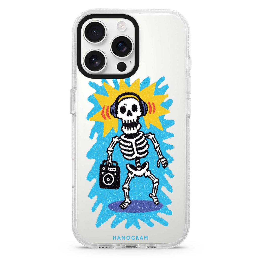 Retro Bones 水晶透明保護殼