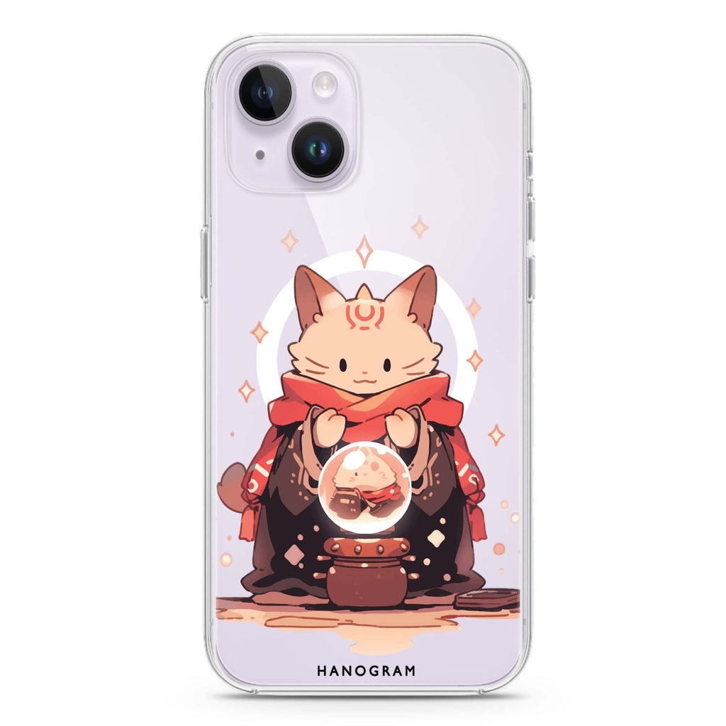 Mystic Feline iPhone 14 Plus Magsafe 兼容水晶透明保護殼