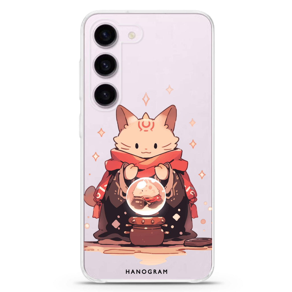 Mystic Feline Samsung Galaxy 水晶透明保護殼