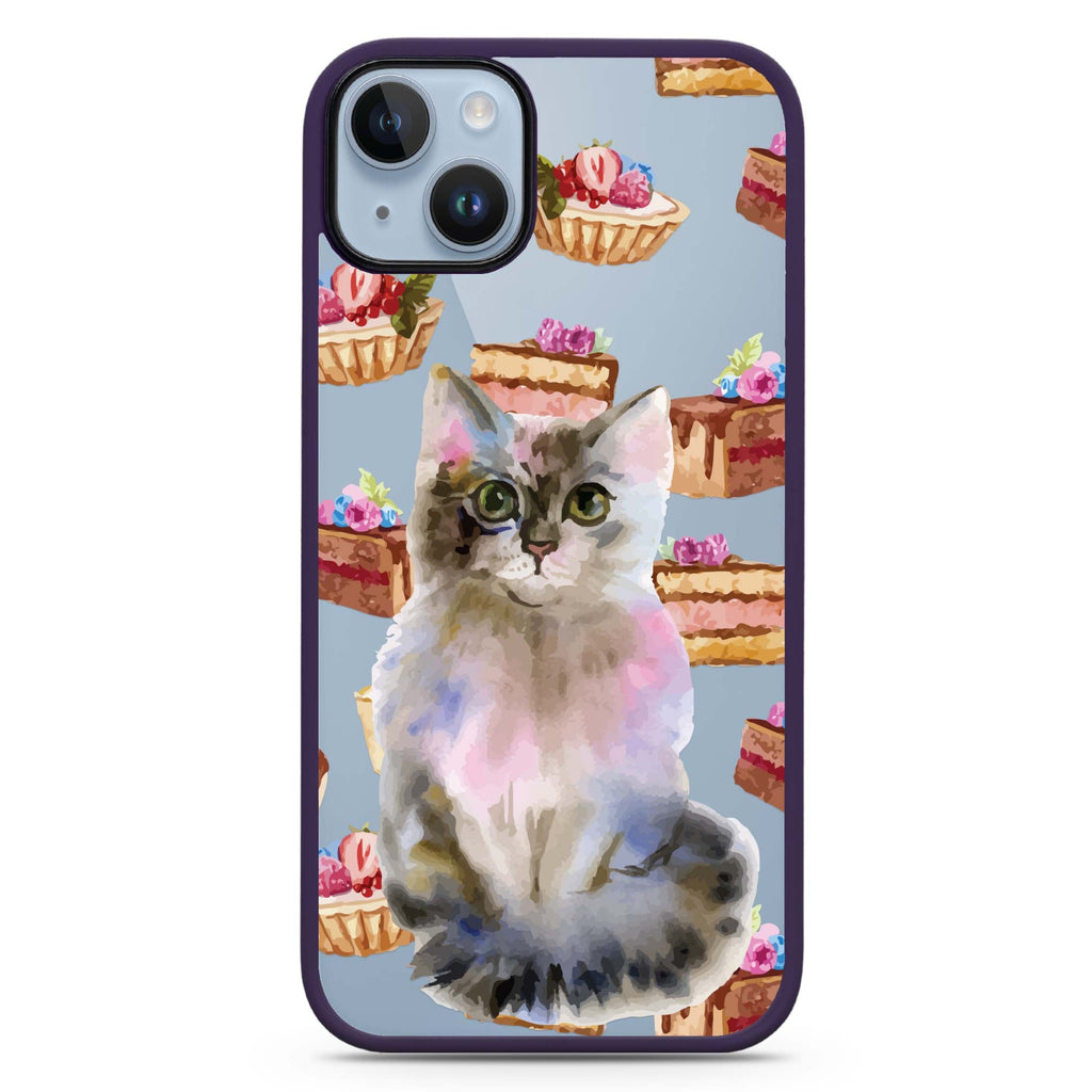 Watercolour Cat iPhone 15 Plus 防衝擊保護殼