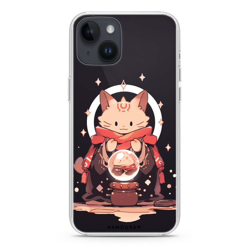 Mystic Feline iPhone 14 Magsafe 兼容水晶透明保護殼
