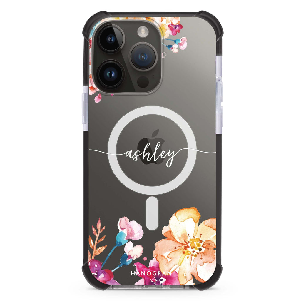 Art of Flowers iPhone Magsafe 兼容超強防摔保護殼
