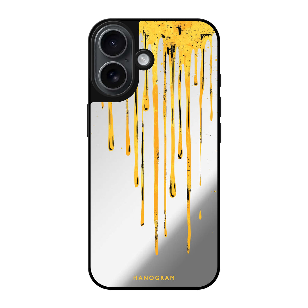 Reflective iPhone 16 Mirror Case –Opulent Flow Design
