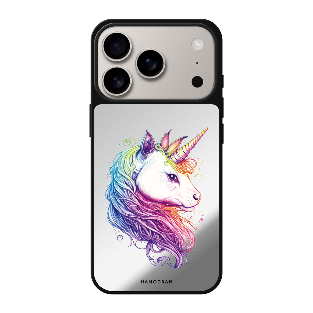 A unicorn 獨角獸 iPhone 17 Pro Max 鏡面手機殼主圖
