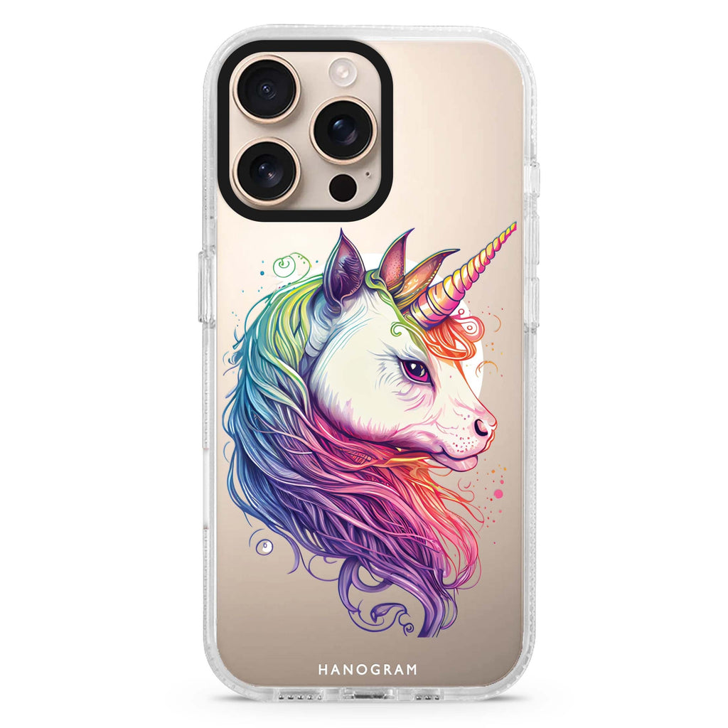 A unicorn Magsafe 兼容水晶透明保護殼