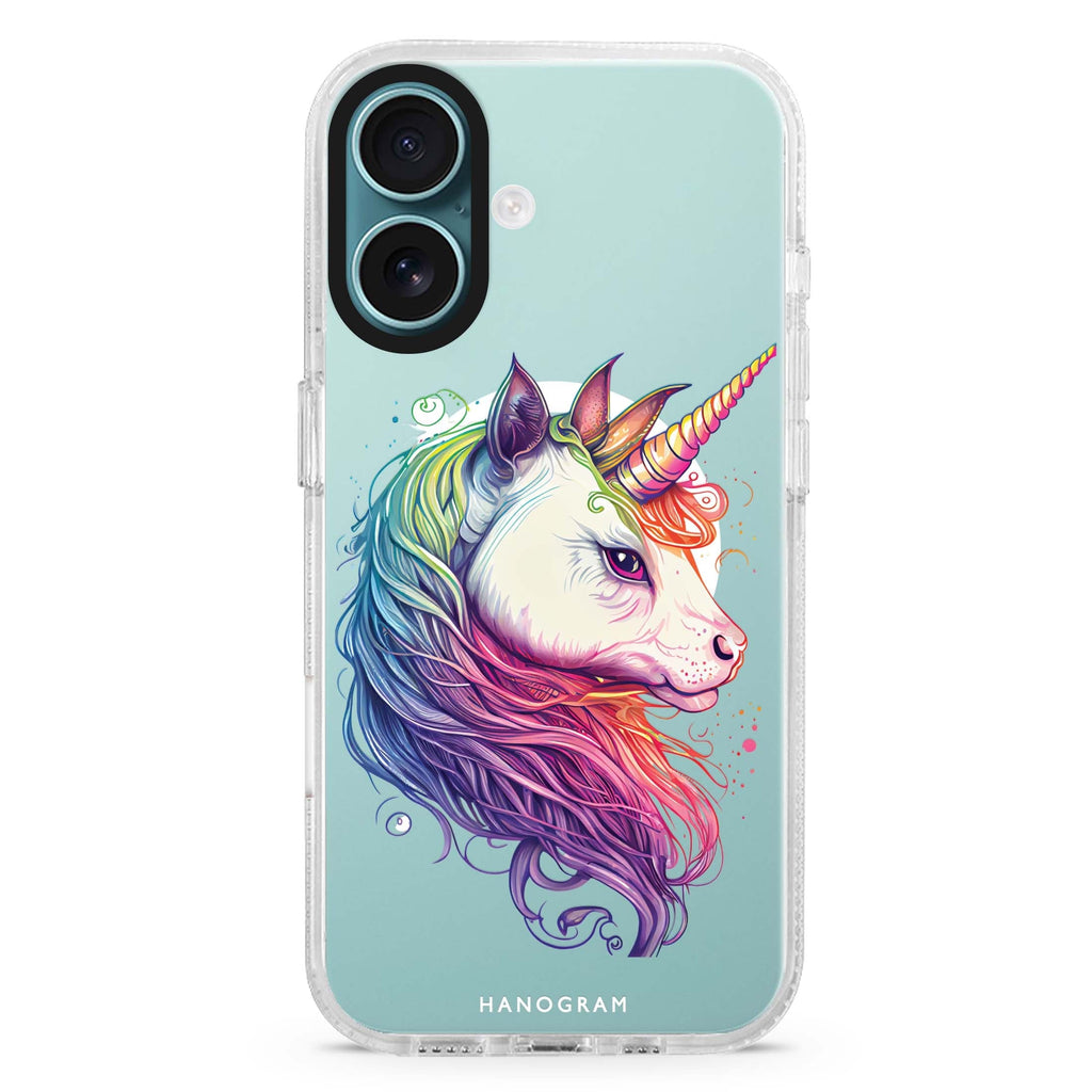 A unicorn Magsafe 兼容水晶透明保護殼