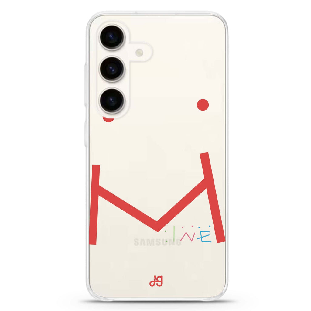 Mine Samsung Galaxy S26/S25/S24 水晶透明保護殼正面展示