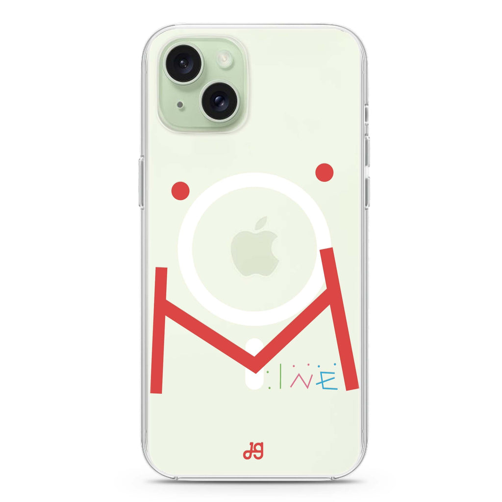 Mine iPhone 15 Plus Magsafe 兼容水晶透明保護殼