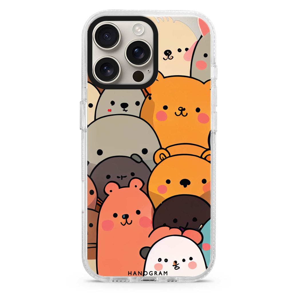 Cute animals Magsafe 兼容水晶透明保護殼