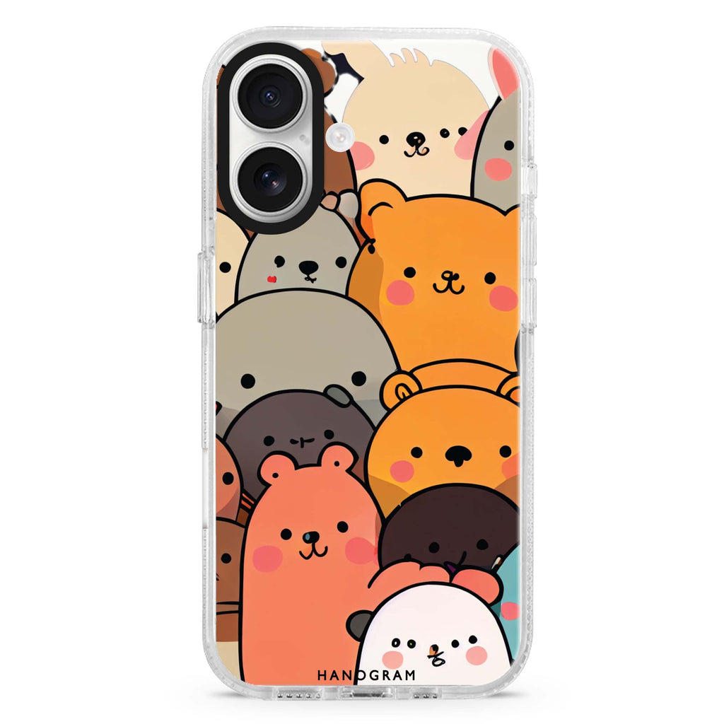 Cute animals Magsafe 兼容水晶透明保護殼