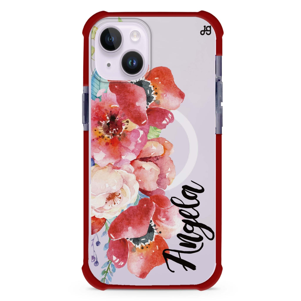 Poppies iPhone 15 Plus Magsafe 兼容超強防摔保護殼