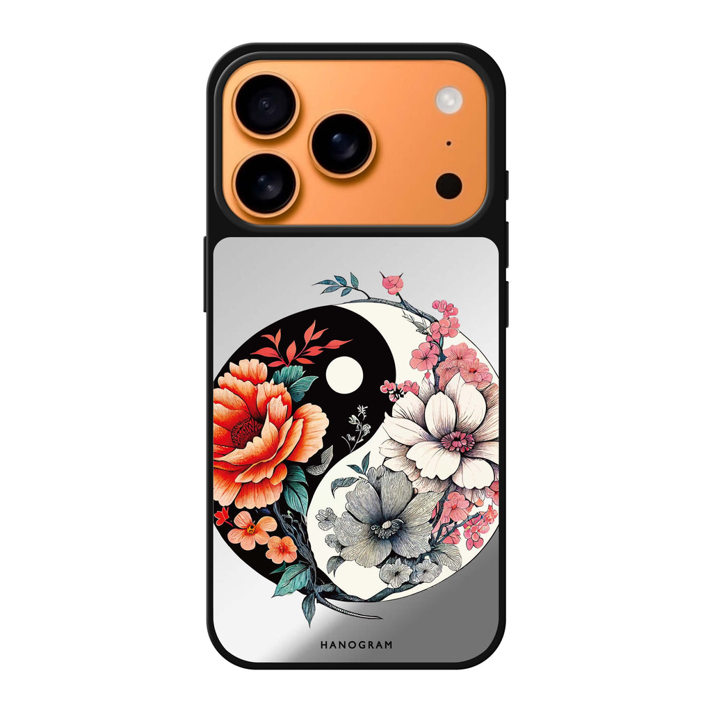 Floral & Tai Chi 花卉 iPhone 17 Pro Max 鏡面手機殼主圖