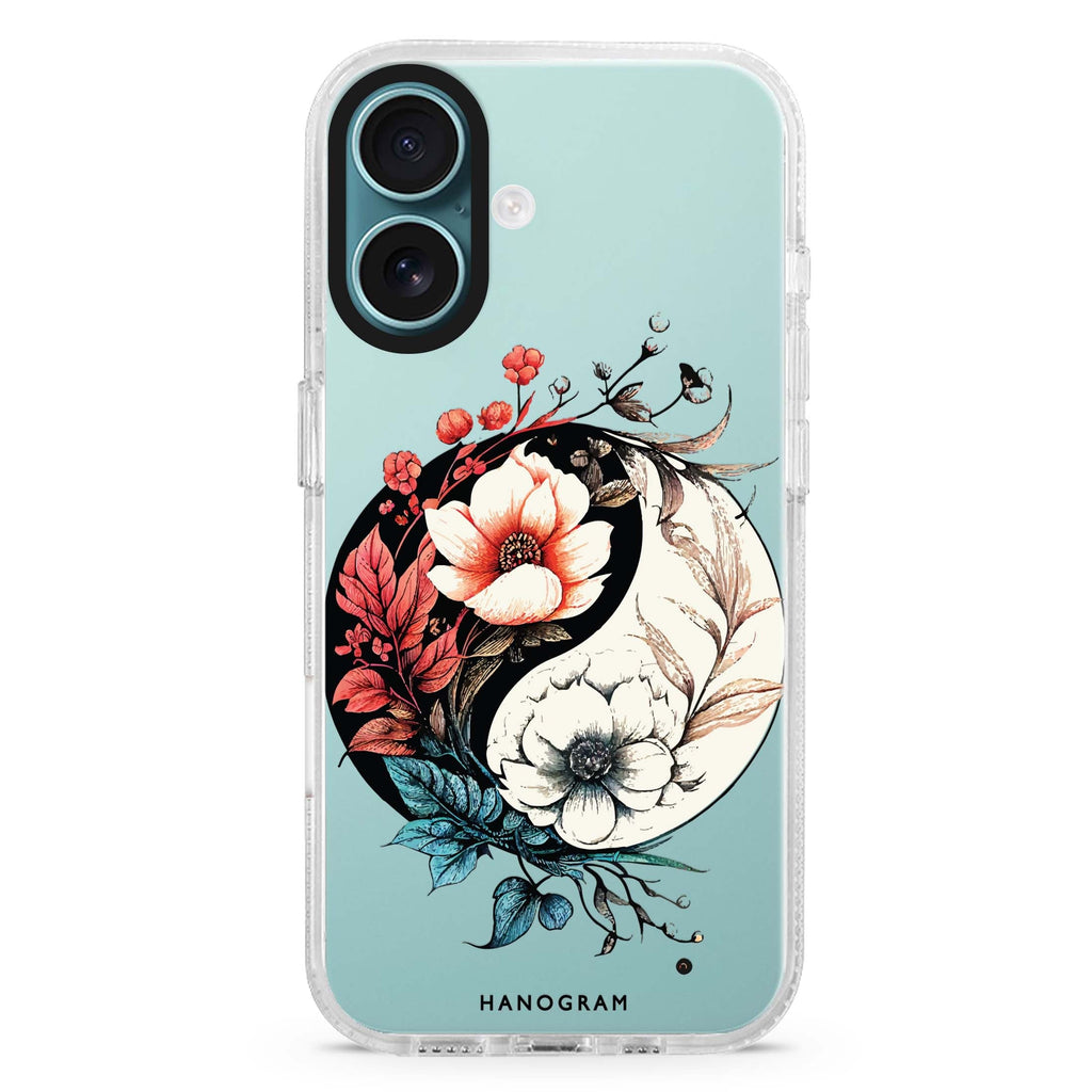 Pretty Floral & Tai Chi 水晶透明保護殼