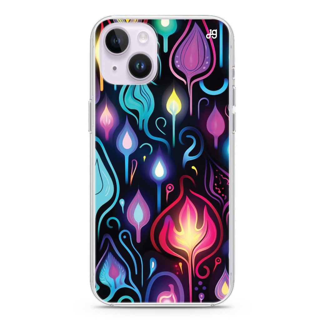 Luminous Nights iPhone 14 Plus Magsafe 兼容水晶透明保護殼