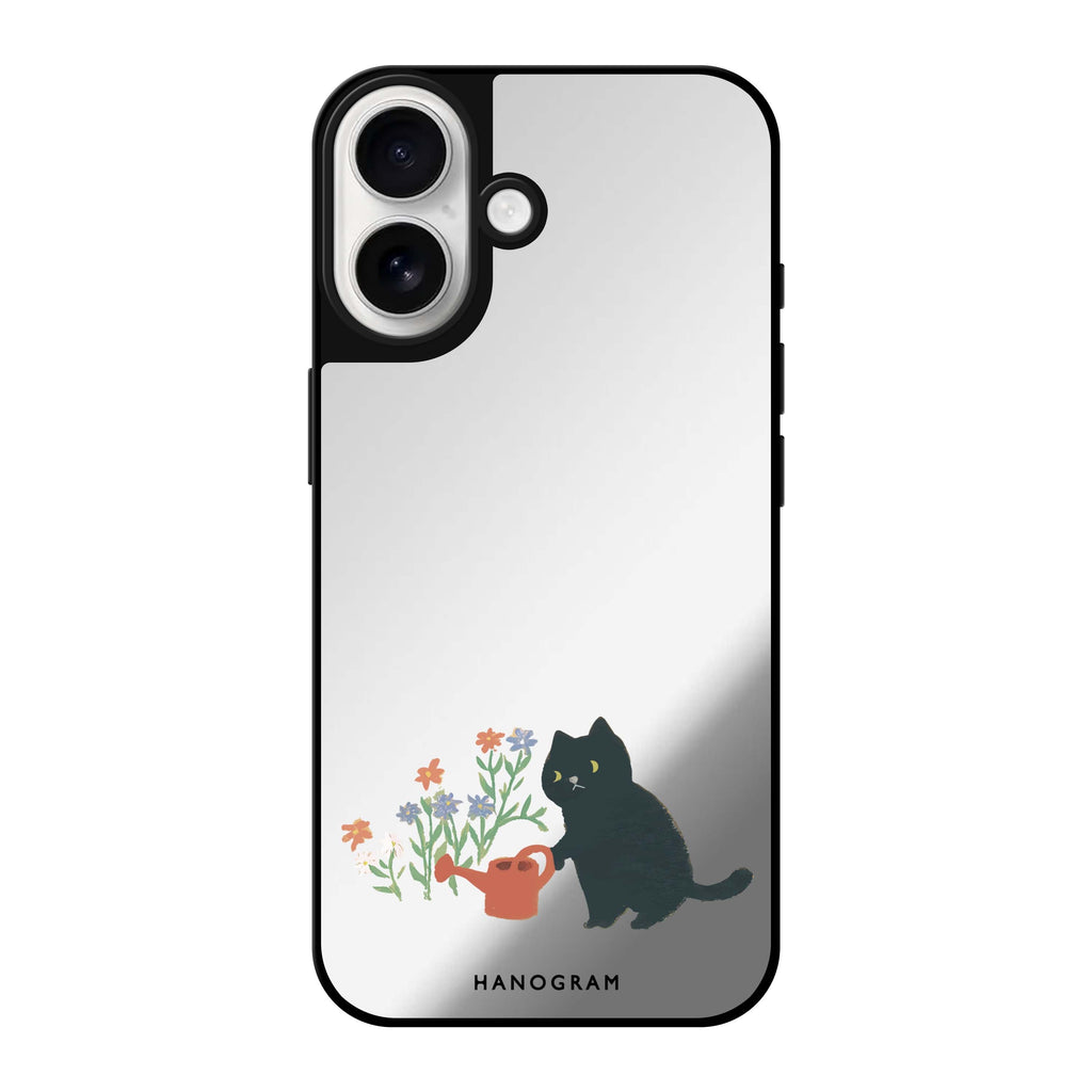 Purrfect Gardener 鏡面手機殼