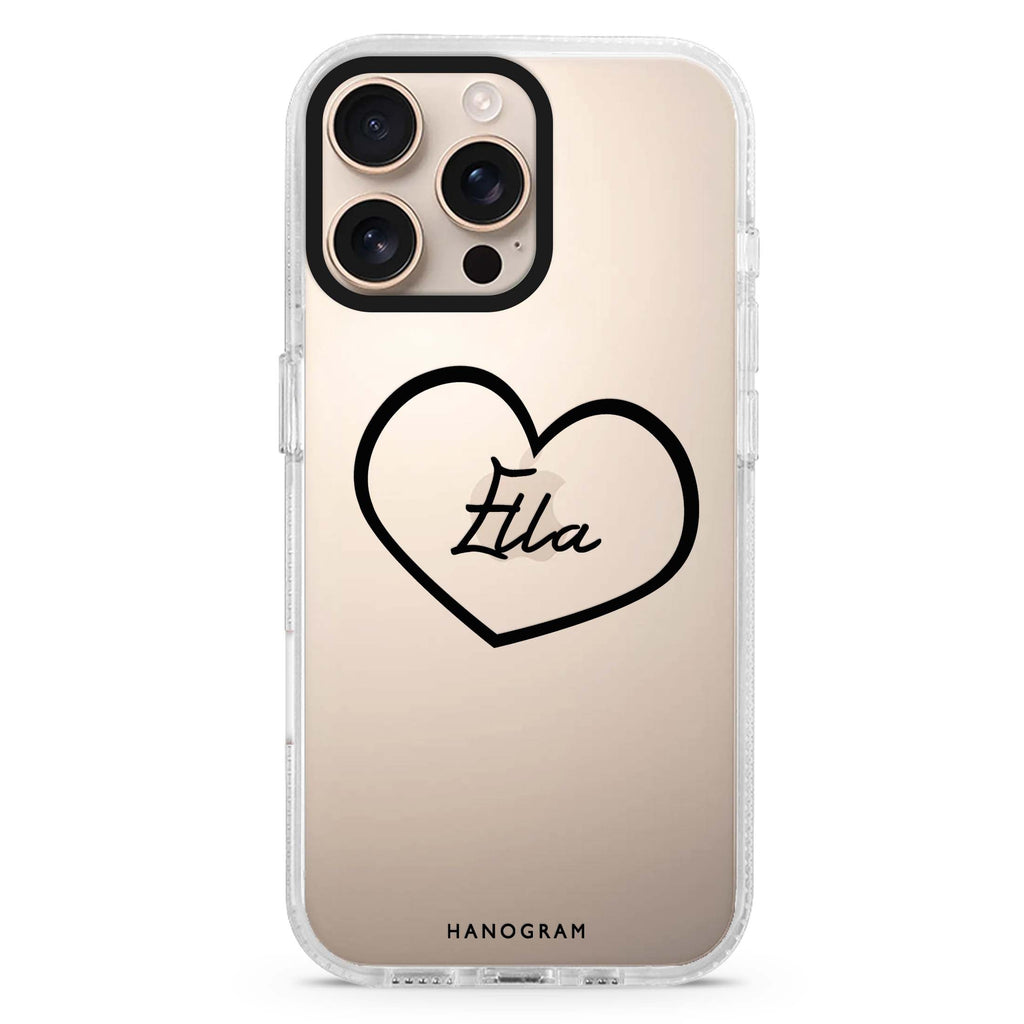Sweet Heart iPhone 16 Pro & 16 Pro Max Case - Personalized and Stylish Protection