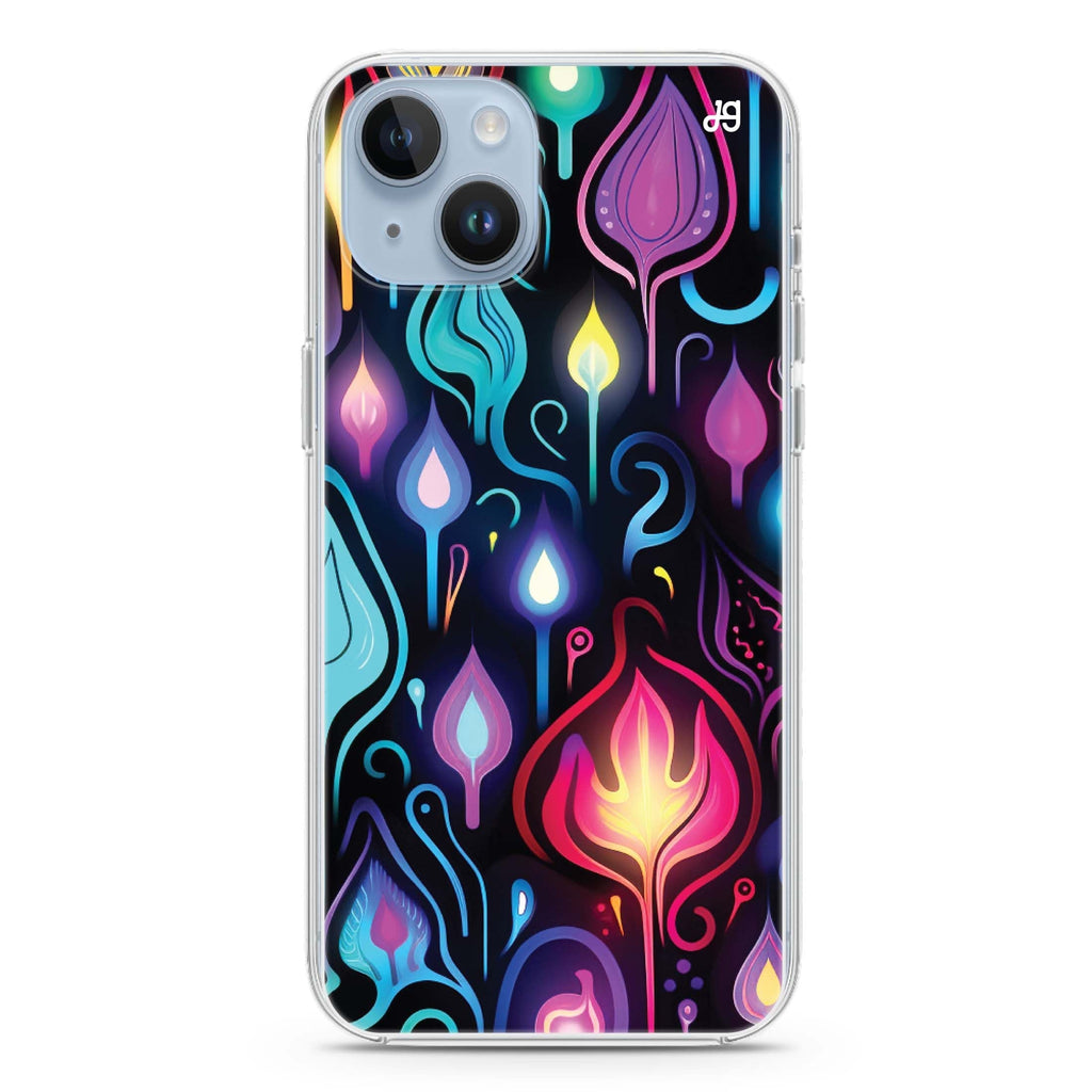 Luminous Nights iPhone 14 Plus 水晶透明保護殼