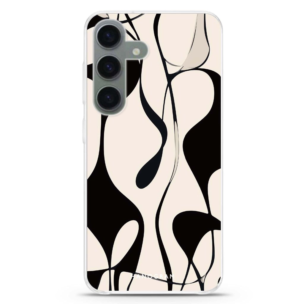 Graphic Loop Samsung Galaxy S26/S25/S24 水晶透明保護殼正面展示