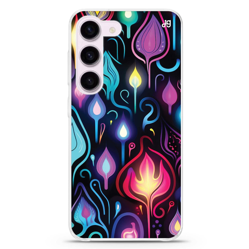 Luminous Nights Samsung Galaxy 水晶透明保護殼