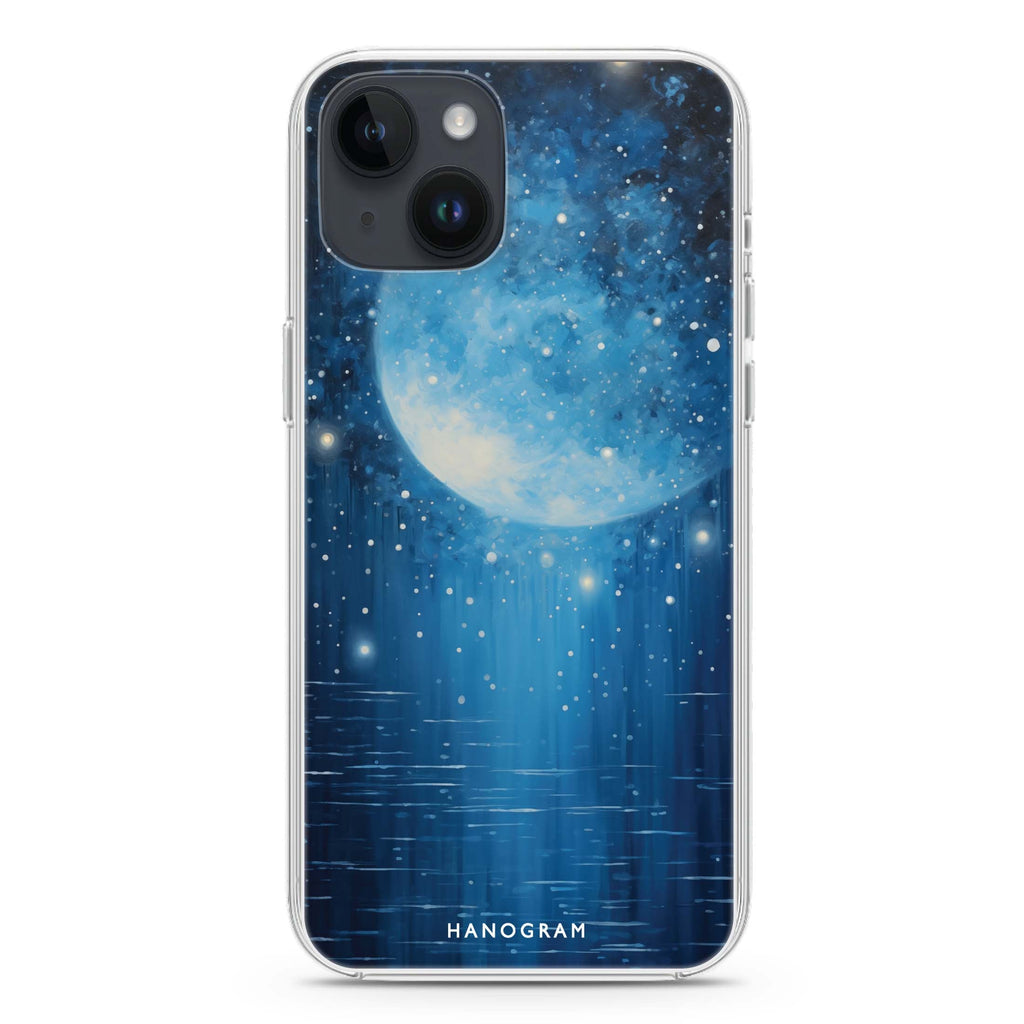 Midnight Crescent iPhone 14 Plus Magsafe 兼容水晶透明保護殼