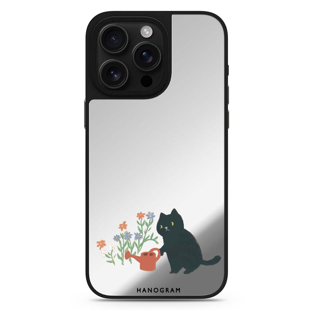 Purrfect Gardener 鏡面手機殼