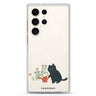 Purrfect Gardener Samsung Galaxy Ultra 透明保護殼，適用 S26/S25/S24/S23 Ultra，圖1
