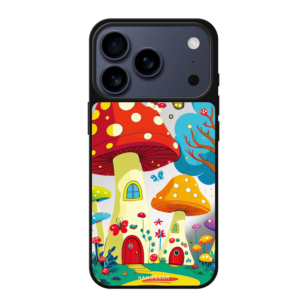 Mushroom Art 款式1 蘑菇 iPhone 17 Pro Max 鏡面手機殼主圖