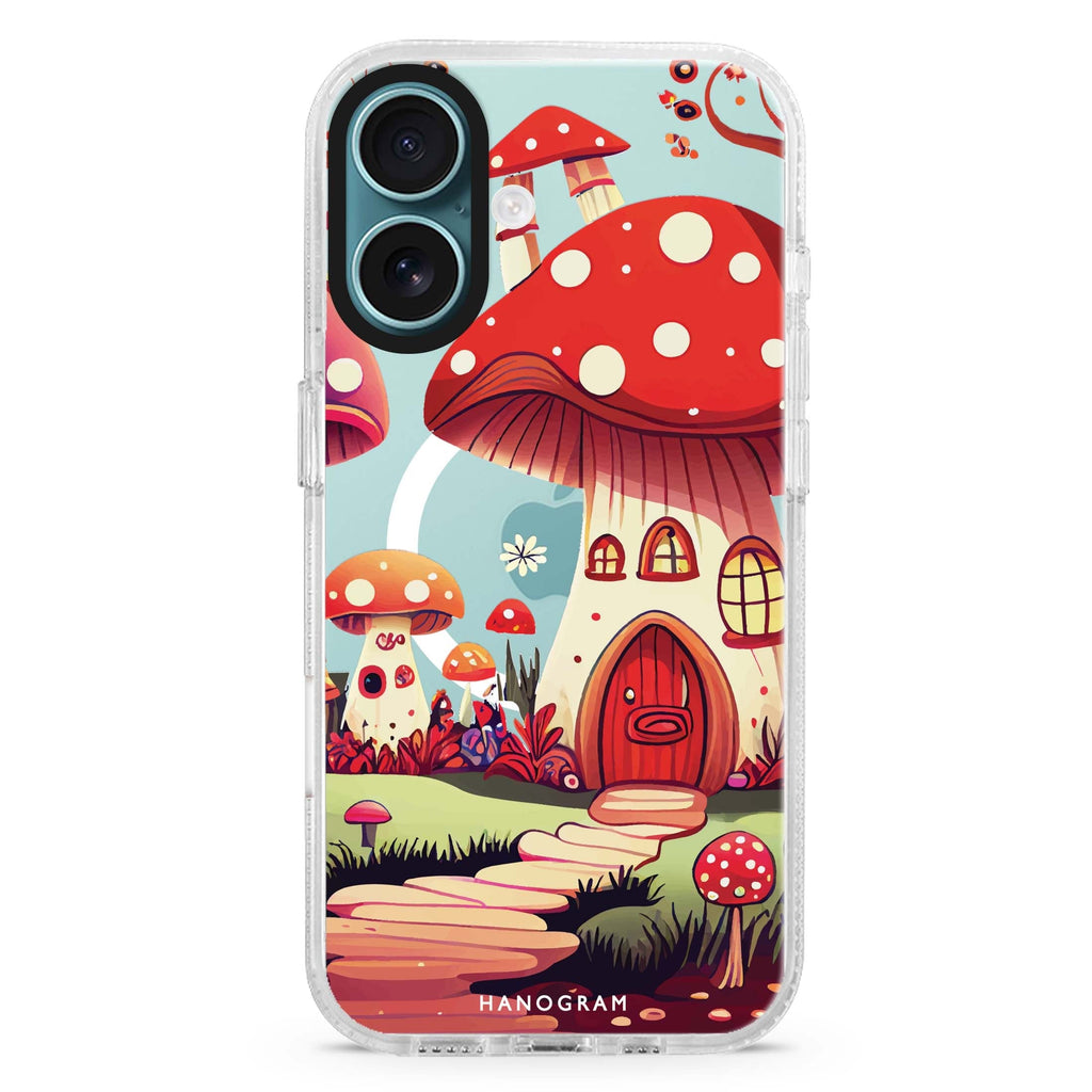 Mushroom Art Magsafe 兼容水晶透明保護殼
