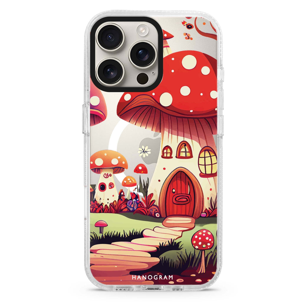 Mushroom Art Magsafe 兼容水晶透明保護殼