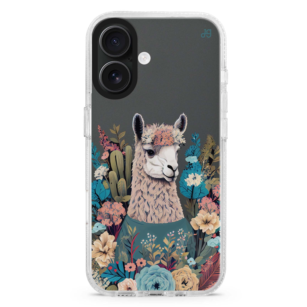 Lama in the garden 水晶透明保護殼