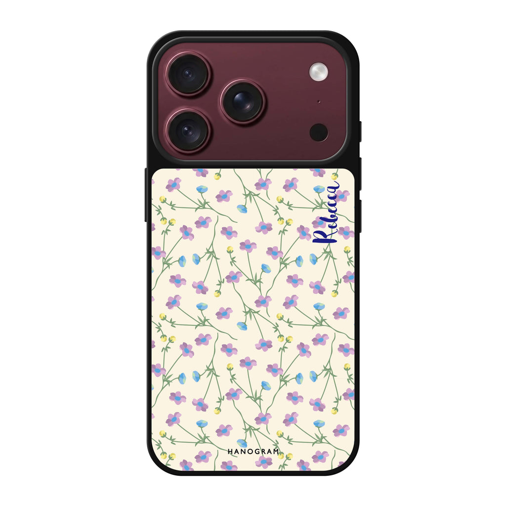 Girly floral 鏡面手機殼