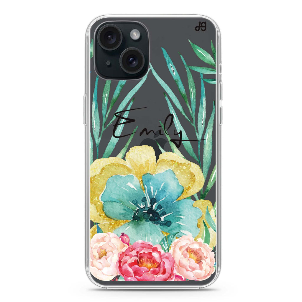 The Great Golden Flower iPhone 15 水晶透明保護殼