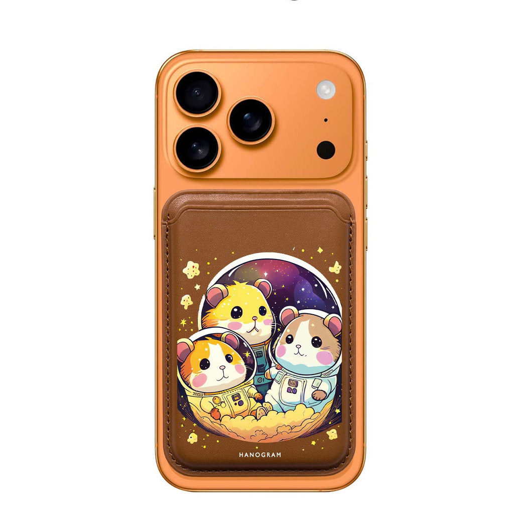 Cute space squirrels Magsafe 卡套