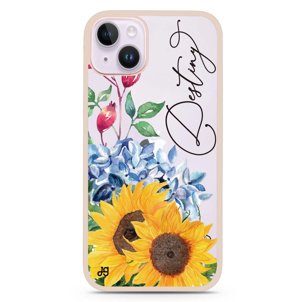 Blooming Sunflower iPhone 15 Plus 防衝擊保護殼