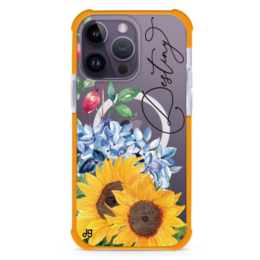 Blooming Sunflower iPhone Magsafe 兼容超強防摔保護殼