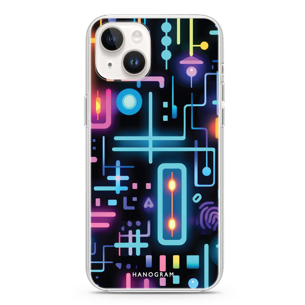 Radiant Neon iPhone 14 Magsafe 兼容水晶透明保護殼