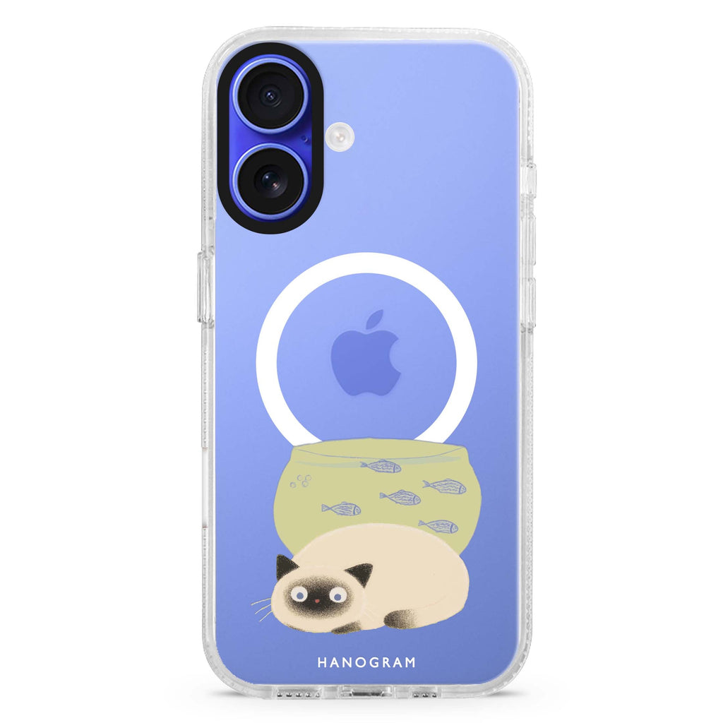 Lazy Tank Topper Magsafe 兼容水晶透明保護殼