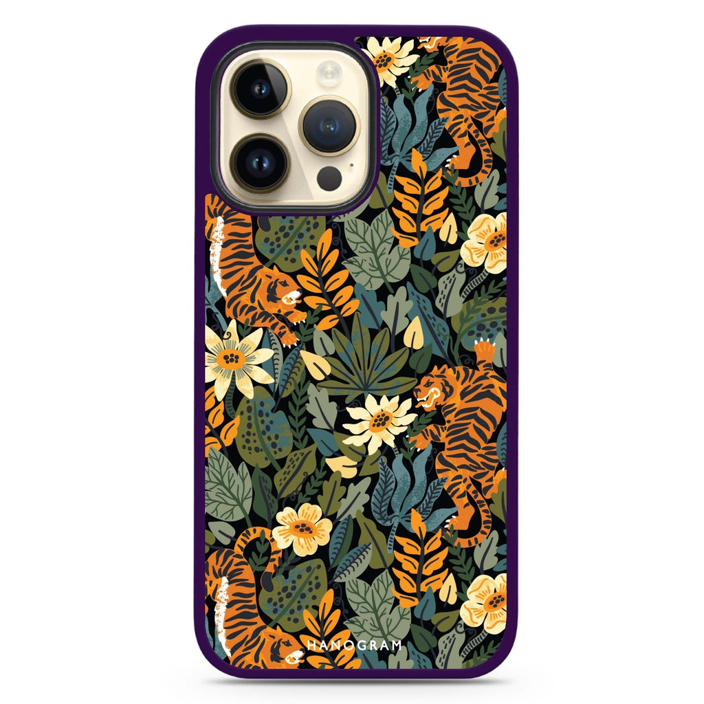 Tiger & Floral 防衝擊保護殼