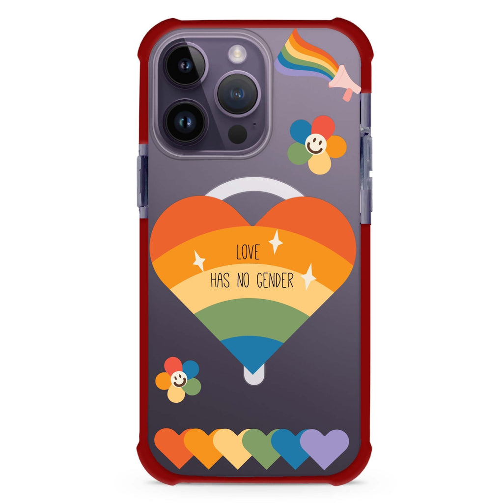 Love Has no gender iPhone Magsafe 兼容超強防摔保護殼