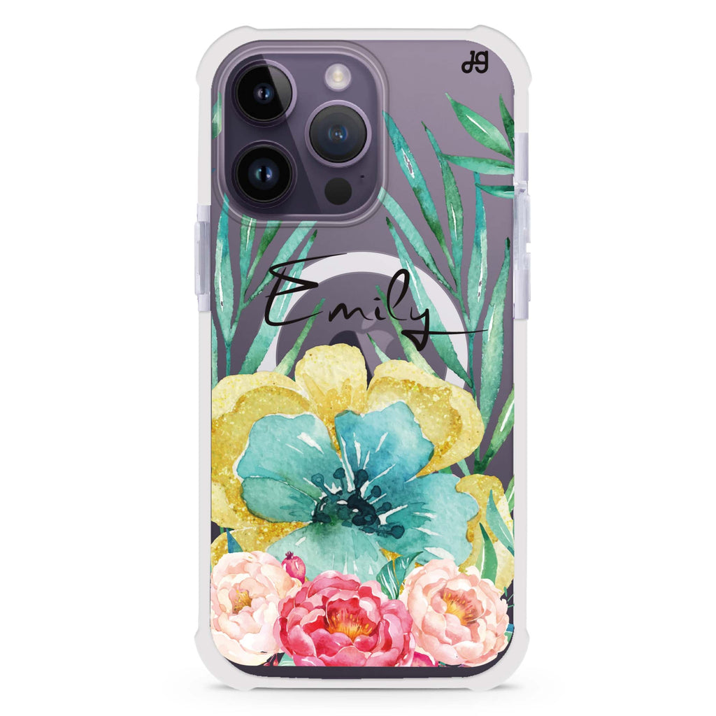 The Great Golden Flower iPhone Magsafe 兼容超強防摔保護殼