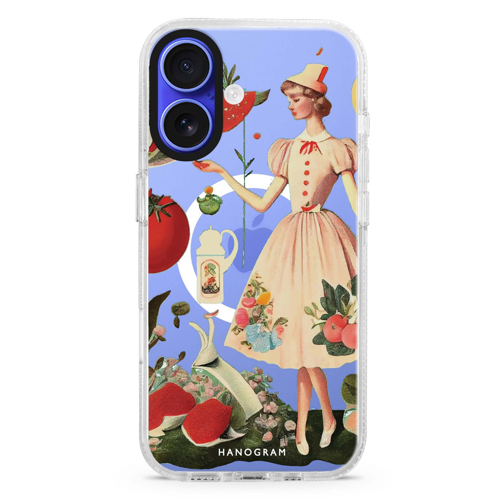 Noble girl Magsafe 兼容水晶透明保護殼