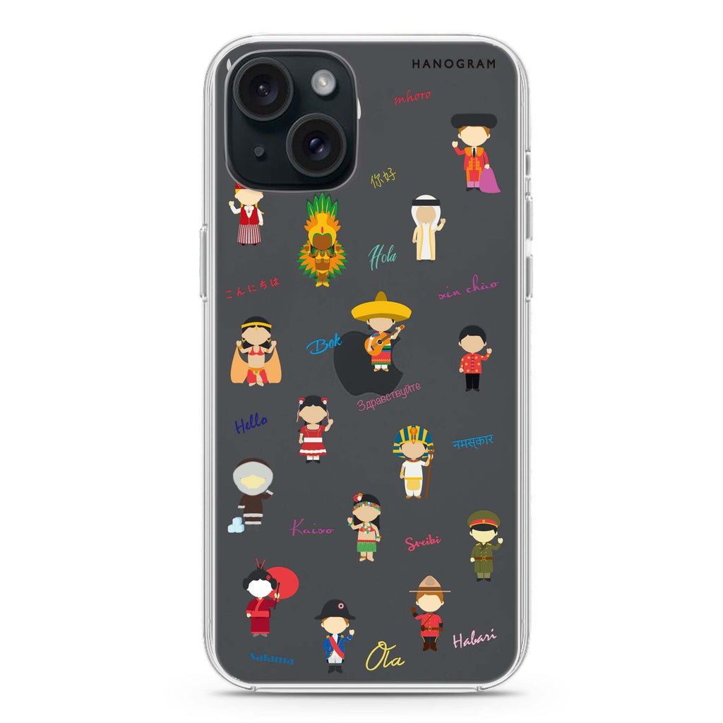 Culture People iPhone 15 水晶透明保護殼